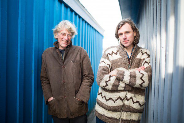 Bill Plaskett (left), joined his son, Joel, to make the album Solidarity. They are performing together at the West End Cultural Centre, tomorrow at 8 p.m.
